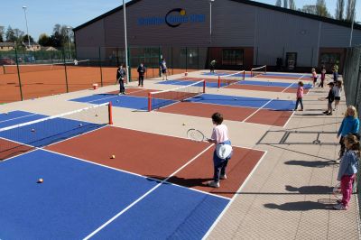 Porous macadam Tennis Court - asphalt